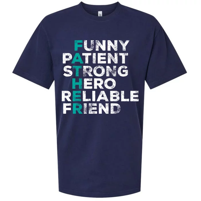 Strong Father Meaning Sueded Cloud Jersey T-Shirt