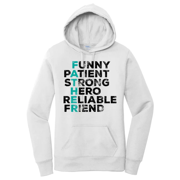 Strong Father Meaning Women's Pullover Hoodie