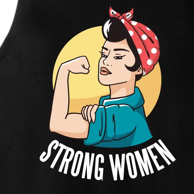 Strong Female Ladies Tri-Blend Wicking Tank