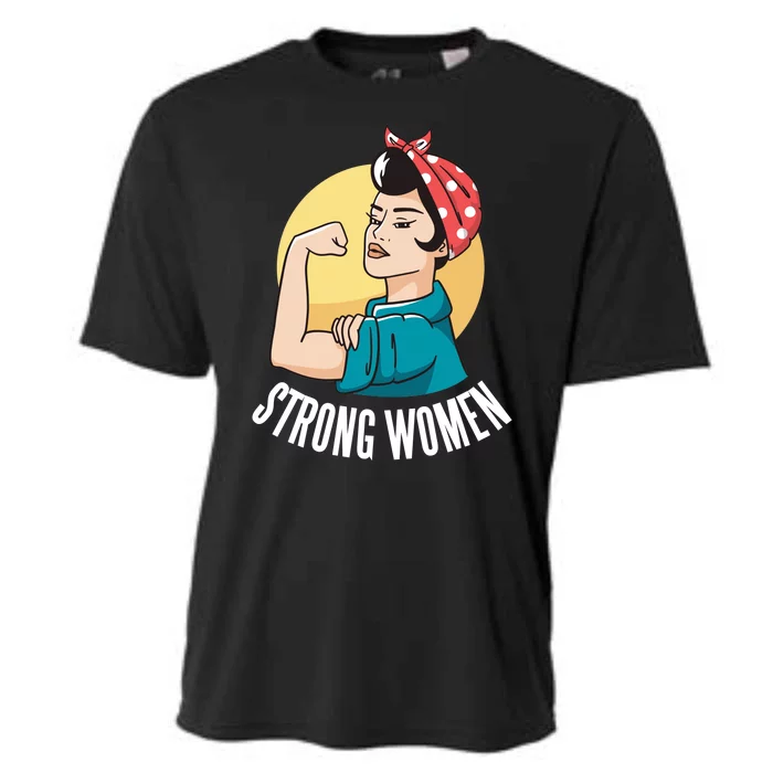 Strong Female Cooling Performance Crew T-Shirt