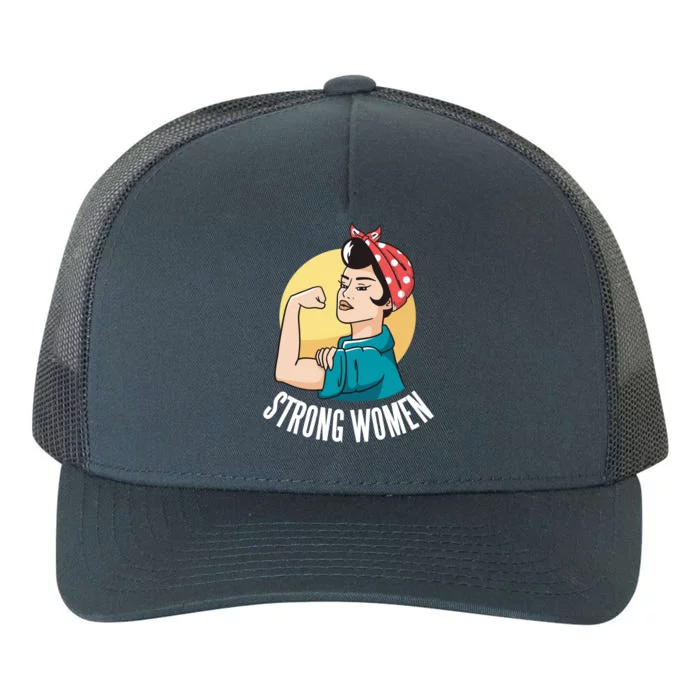 Strong Female Yupoong Adult 5-Panel Trucker Hat