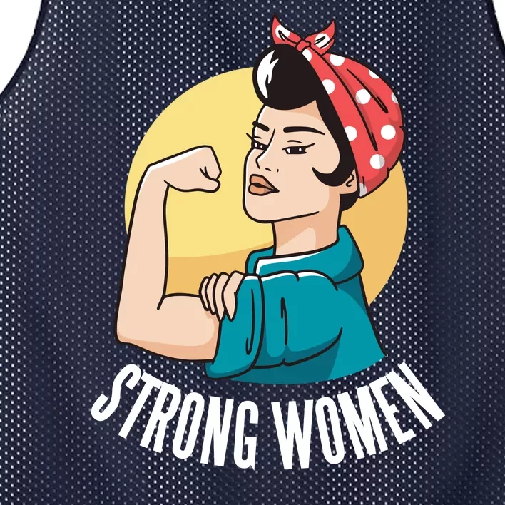 Strong Female Mesh Reversible Basketball Jersey Tank