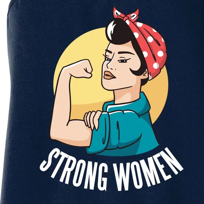 Strong Female Women's Racerback Tank