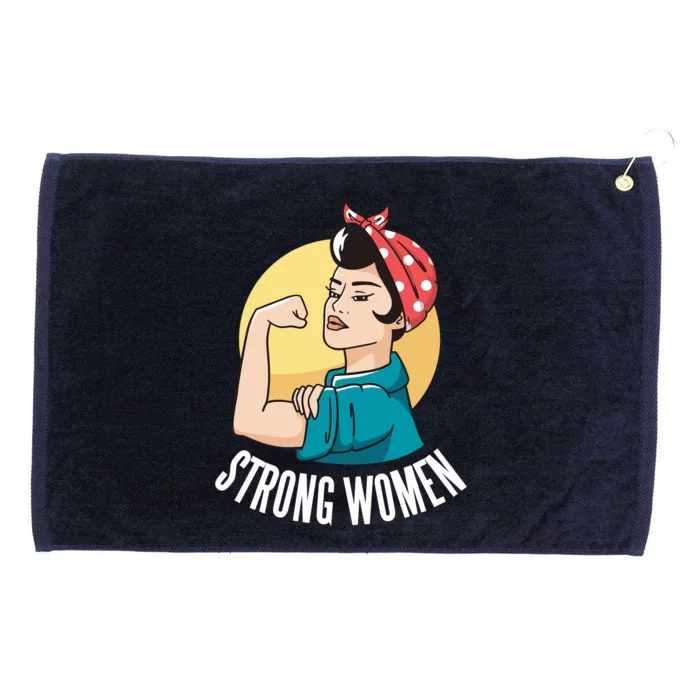 Strong Female Grommeted Golf Towel