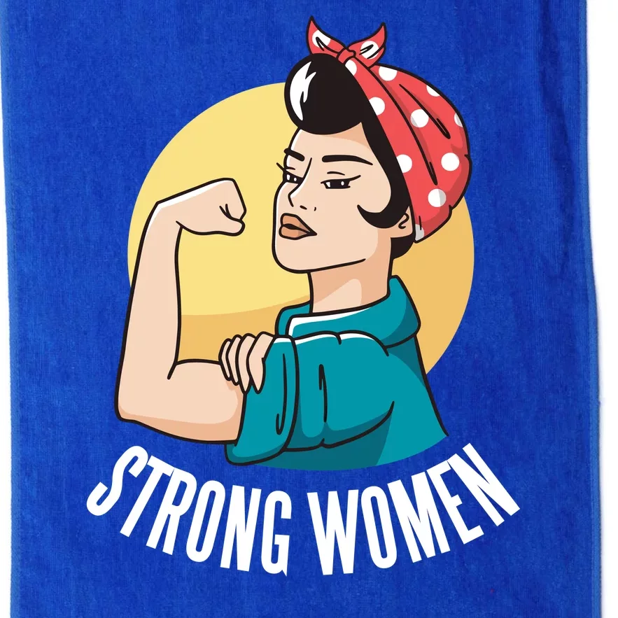 Strong Female Platinum Collection Golf Towel