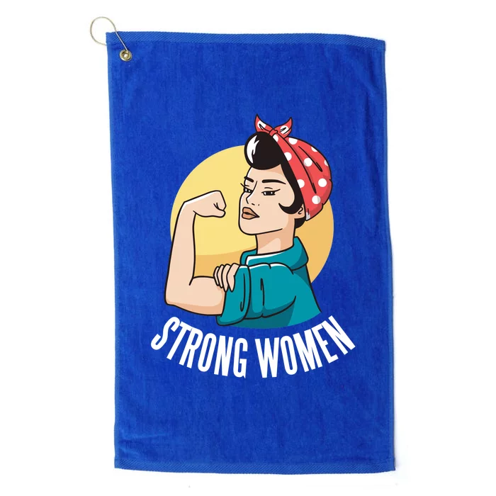 Strong Female Platinum Collection Golf Towel