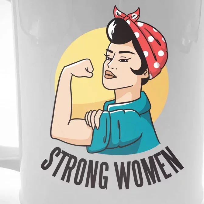 Strong Female Front & Back Beer Stein