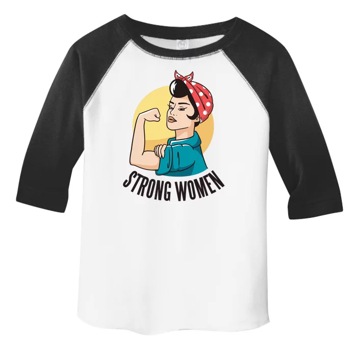 Strong Female Toddler Fine Jersey T-Shirt