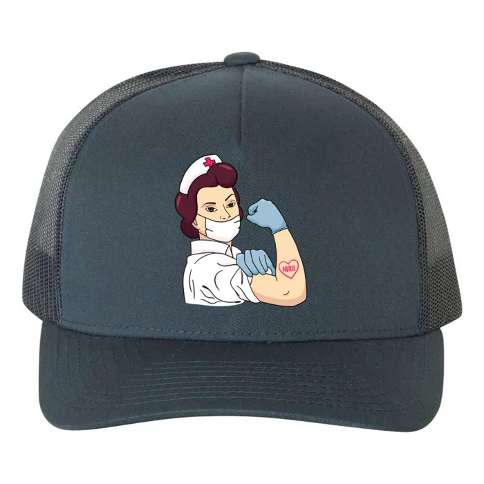 Strong Female Nurse Yupoong Adult 5-Panel Trucker Hat