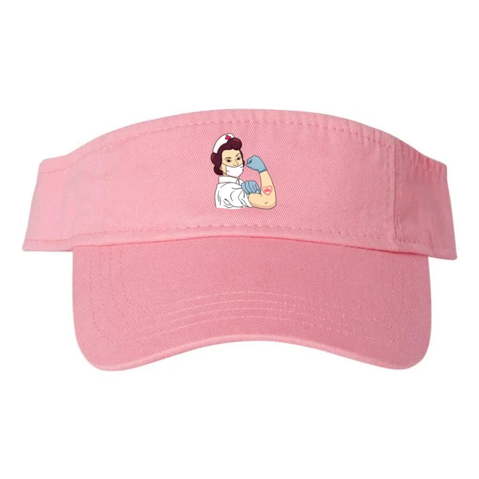 Strong Female Nurse Valucap Bio-Washed Visor