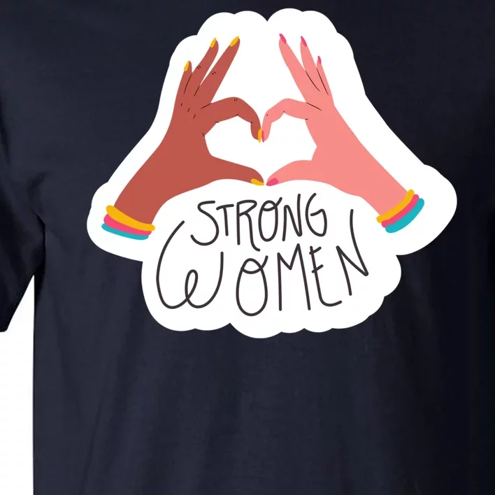 Strong Women Heart Tall T-Shirt