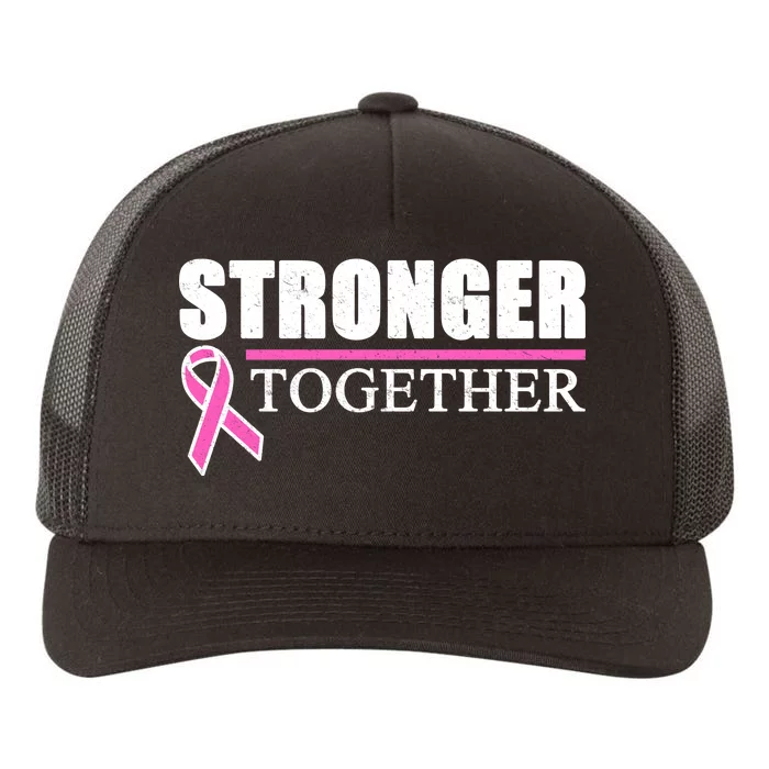 Stronger Together Breast Cancer Awareness Yupoong Adult 5-Panel Trucker Hat