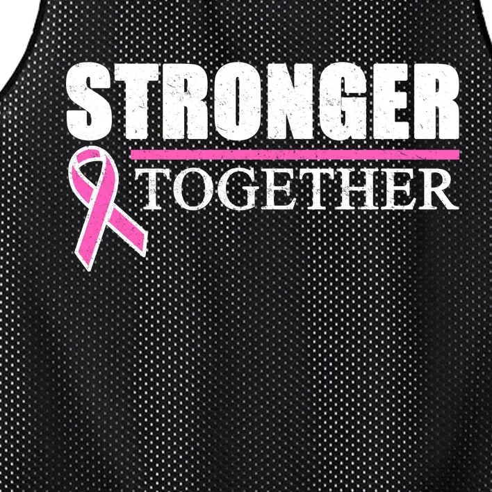 Stronger Together Breast Cancer Awareness Mesh Reversible Basketball Jersey Tank