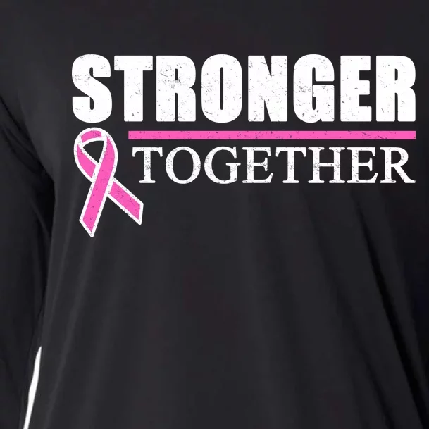 Stronger Together Breast Cancer Awareness Cooling Performance Long Sleeve Crew