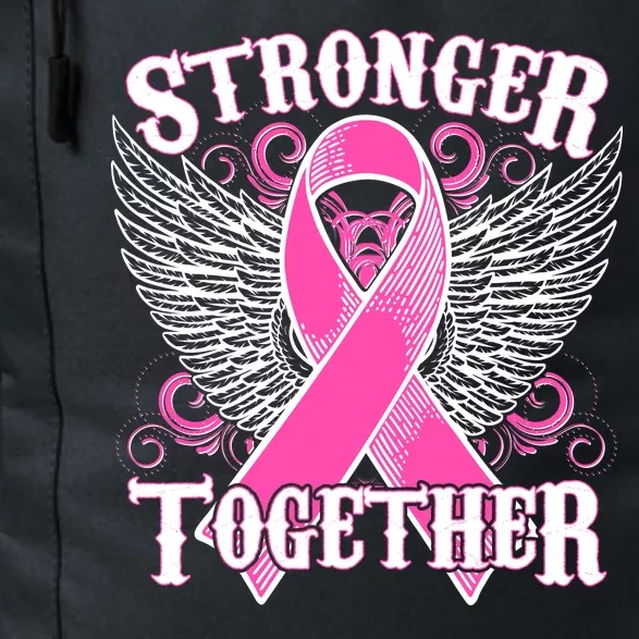 Stronger Together Support Breast Cancer Awareness Daily Commute Backpack