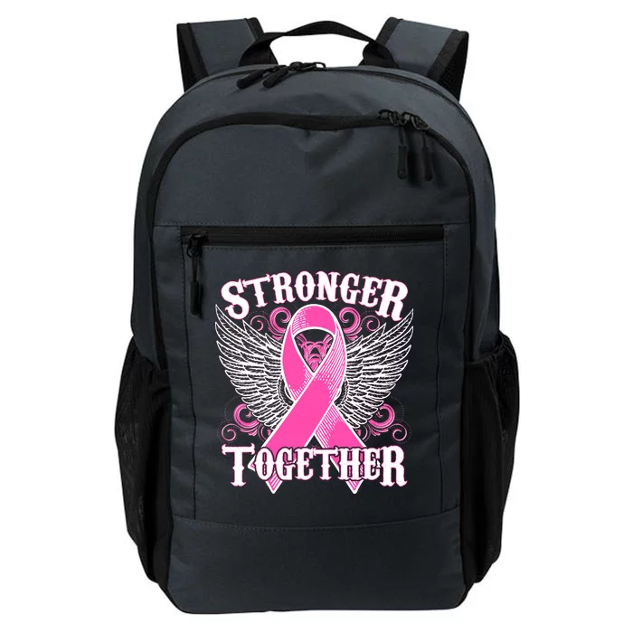 Stronger Together Support Breast Cancer Awareness Daily Commute Backpack