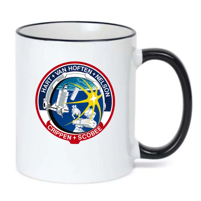 STS-41-C Mission Patch Space Shuttle Challenger Black Color Changing Mug