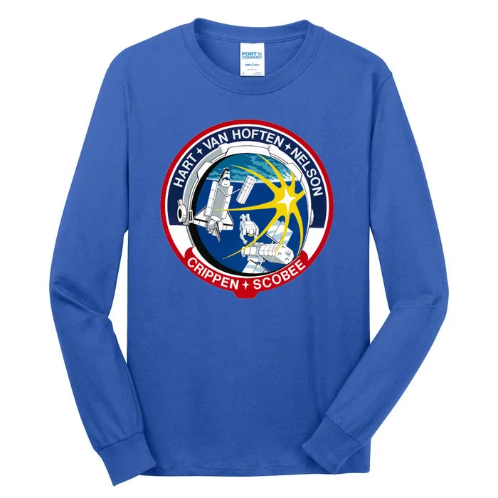 STS-41-C Mission Patch Space Shuttle Challenger Tall Long Sleeve T-Shirt