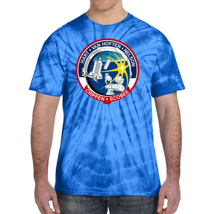 STS-41-C Mission Patch Space Shuttle Challenger Tie-Dye T-Shirt