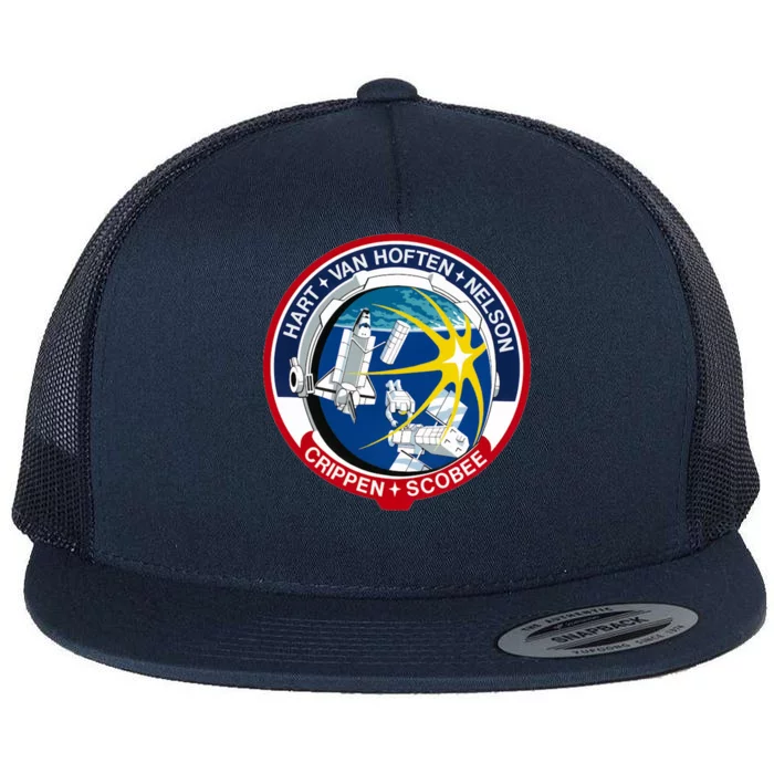 STS-41-C Mission Patch Space Shuttle Challenger Flat Bill Trucker Hat