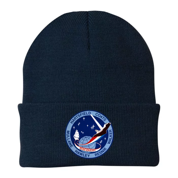 STS-41D Mission Insignia Patch Space Shuttle Challenger Knit Cap Winter Beanie