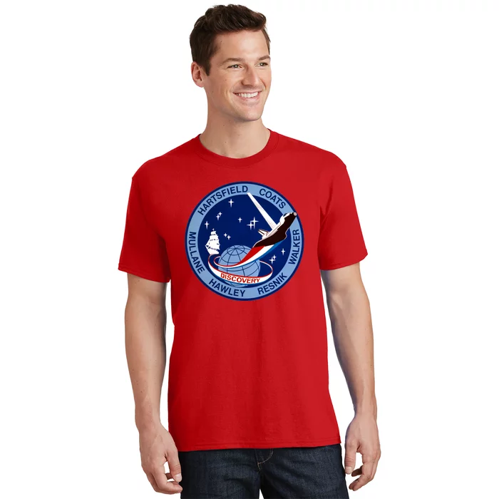 STS-41D Mission Insignia Patch Space Shuttle Challenger T-Shirt