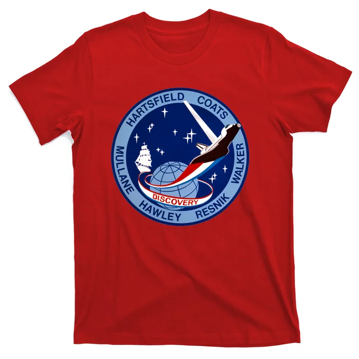 STS-41D Mission Insignia Patch Space Shuttle Challenger T-Shirt