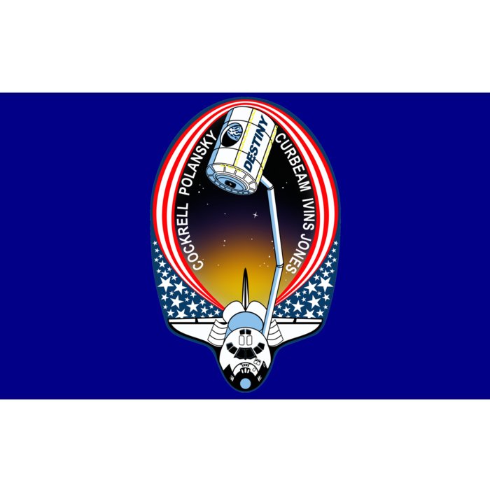 STS-98 Mission Patch Space Shuttle Atlantis Bumper Sticker