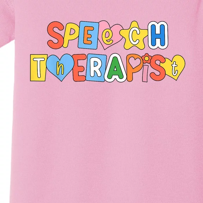 Speech Therapy Speech Language Pathologist Therapist SLP Baby Bodysuit