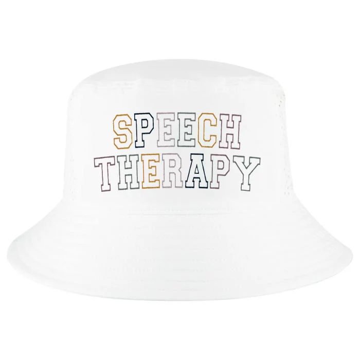 Speech Therapy Speech Language Pathologist Therapist Cool Comfort Performance Bucket Hat