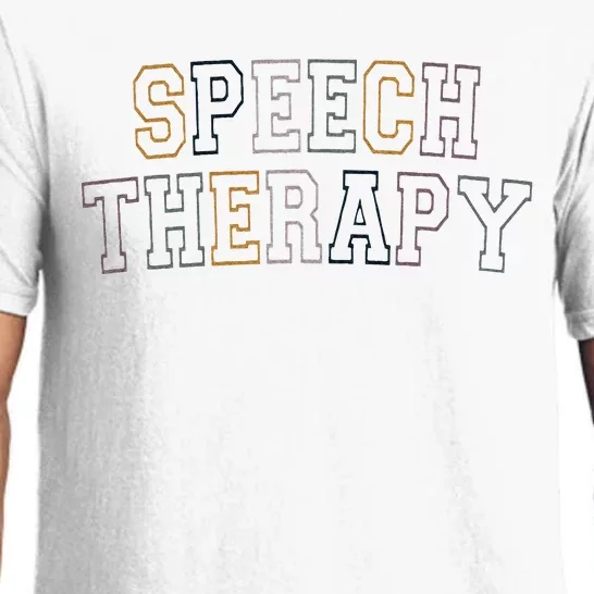 Speech Therapy Speech Language Pathologist Therapist Pajama Set