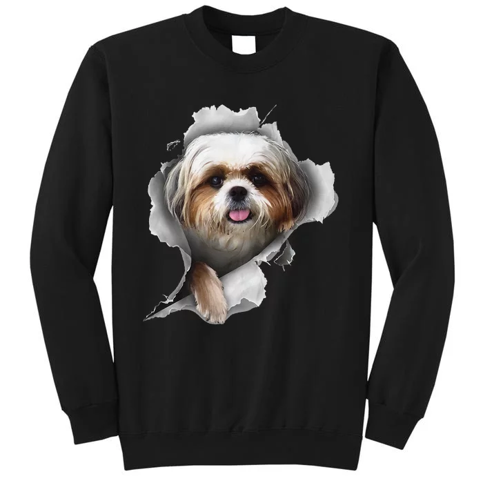 Shih Tzu Shih Tzu Dog Gift Shih Tzu Lover Tall Sweatshirt