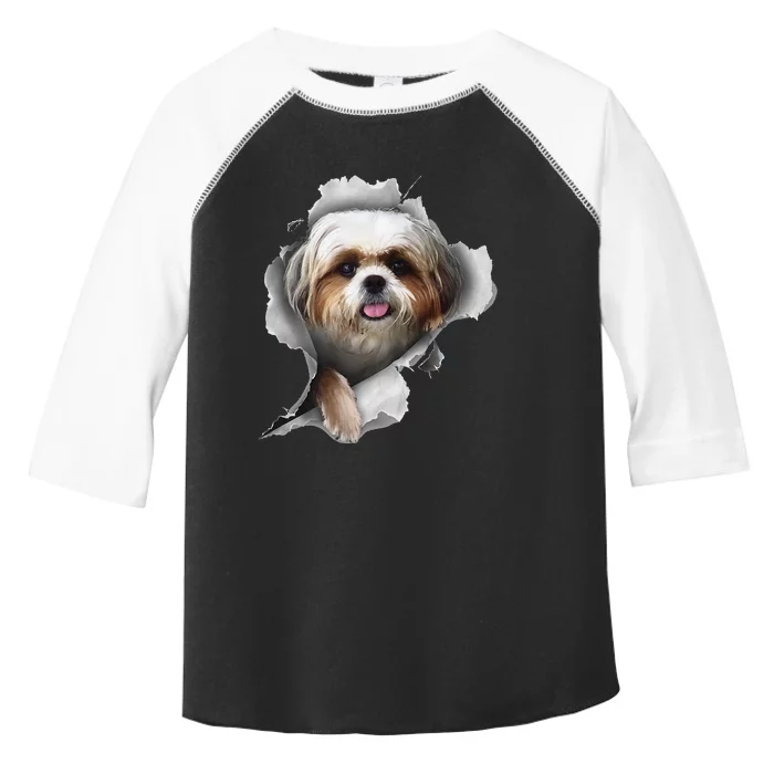 Shih Tzu Shih Tzu Dog Gift Shih Tzu Lover Toddler Fine Jersey T-Shirt