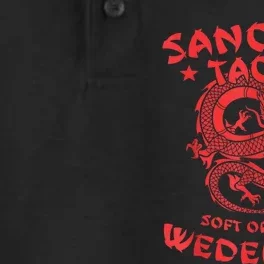 Sanchos Tacos Soft Or Hard We Deliver Apparel Dry Zone Grid Performance Polo