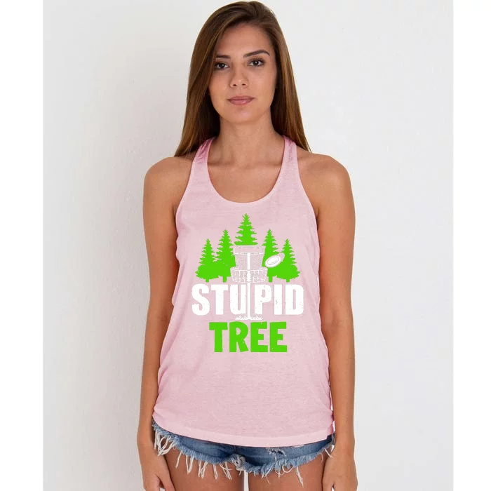 Stupid Tree Women's Knotted Racerback Tank