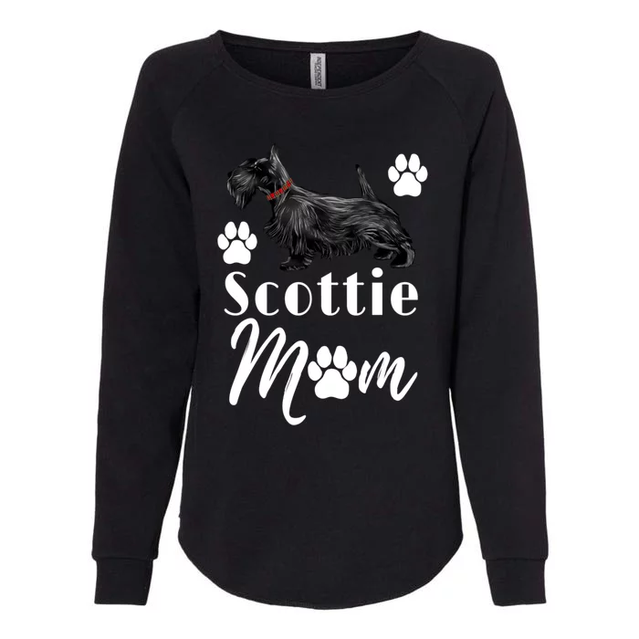 Scottish Terrier Scottie Dog Mom Gift Womens California Wash Sweatshirt