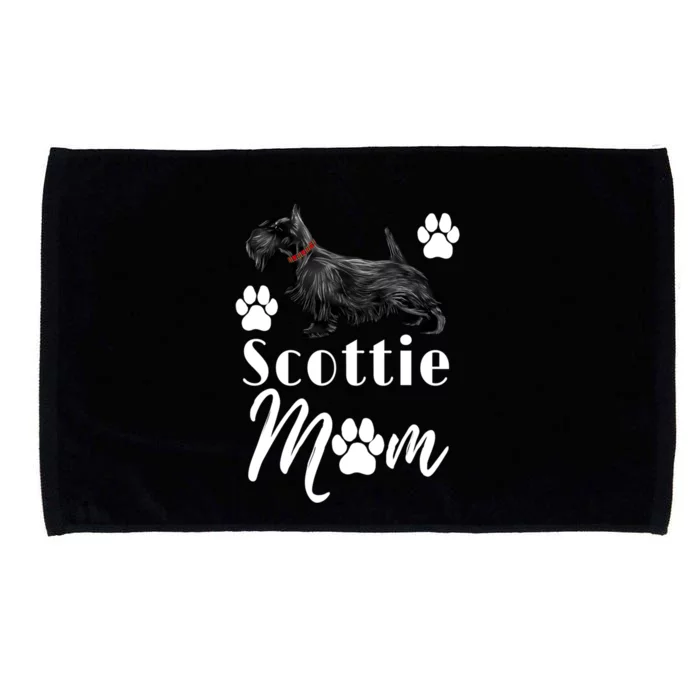 Scottish Terrier Scottie Dog Mom Gift Microfiber Hand Towel