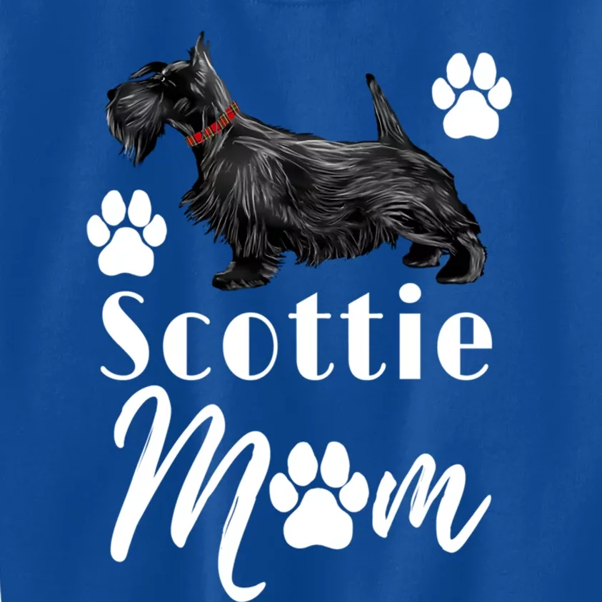 Scottish Terrier Scottie Dog Mom Gift Kids Sweatshirt