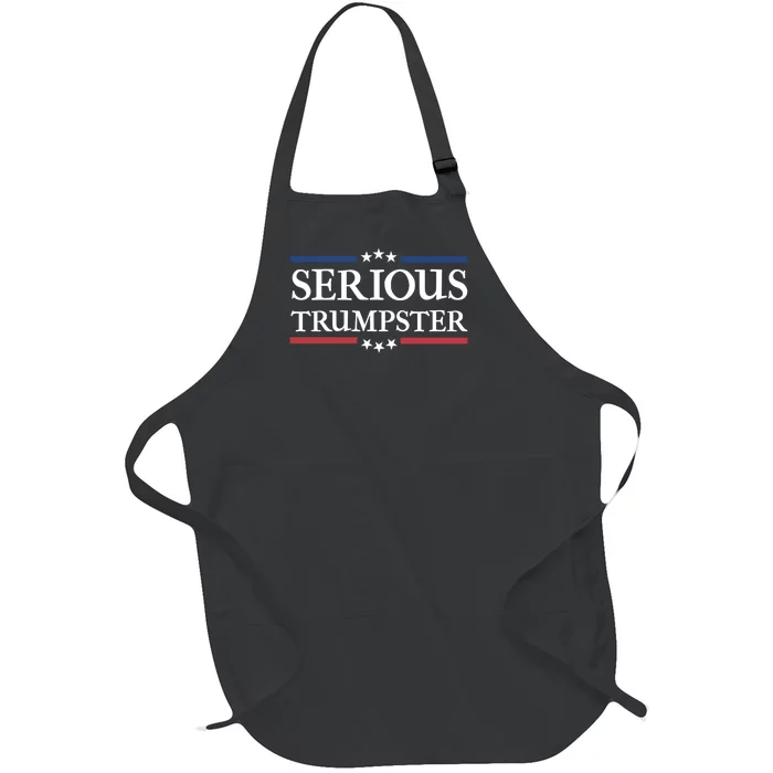 Serious Trumpster Full-Length Apron With Pocket