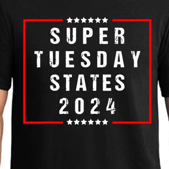 Super Tuesday States 2024 Vote American Elections Pajama Set