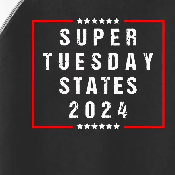 Super Tuesday States 2024 Vote American Elections Toddler Fine Jersey T-Shirt