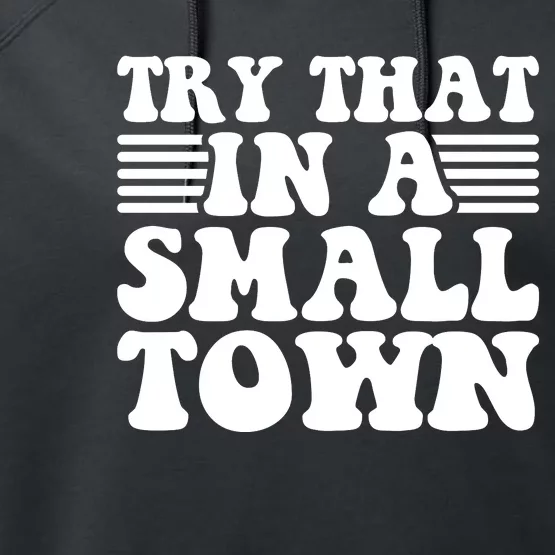 Small Town Performance Fleece Hoodie