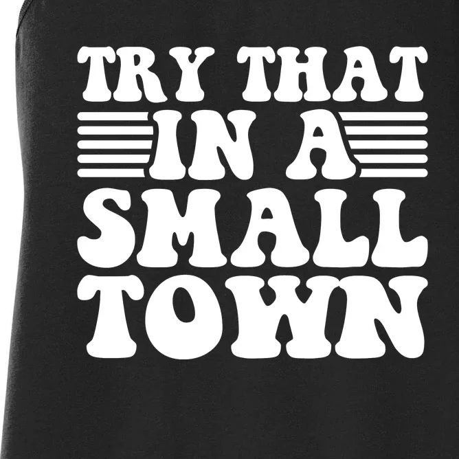 Small Town Women's Racerback Tank