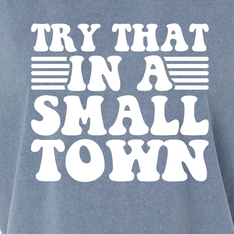 Small Town Garment-Dyed Women's Muscle Tee