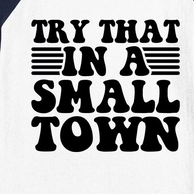 Small Town Baseball Sleeve Shirt