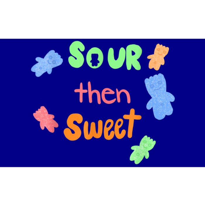 Sour Then Sweet Sour Candy Patch Bumper Sticker