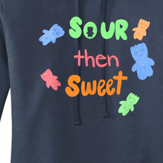 Sour Then Sweet Sour Candy Patch Women's Pullover Hoodie