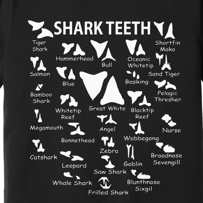 Shark Th Shark Learning Gifts For Kids Premium T-Shirt