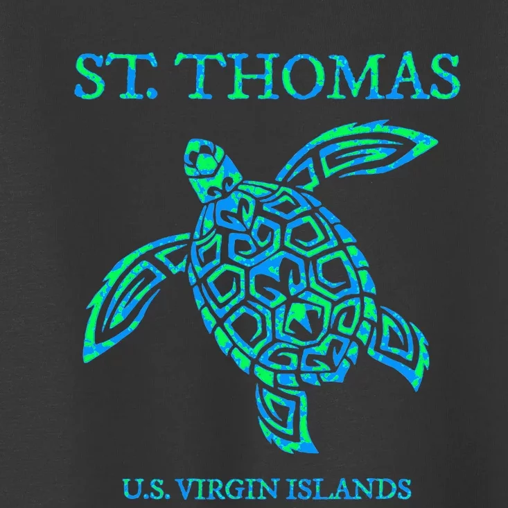 St Thomas Sea Turtles Usvi Vacation Souvenir Toddler T-Shirt