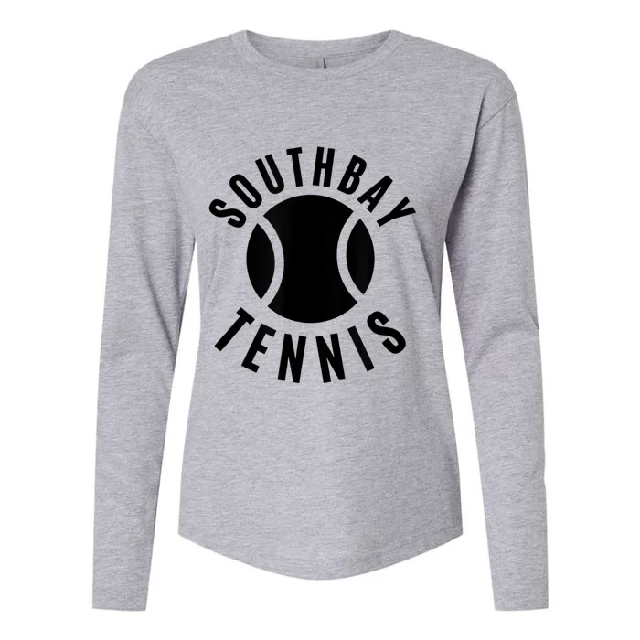 SOUTHBAY TENNIS Womens Cotton Relaxed Long Sleeve T-Shirt